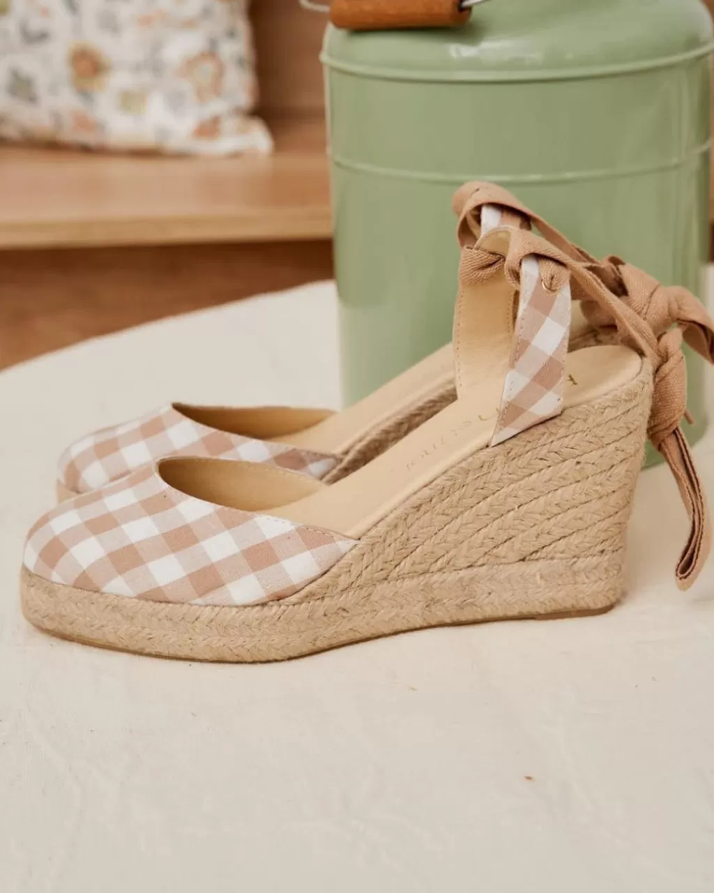 Polin et moi Alpargata Vichy Bimba> ALPARGATAS | FERIA