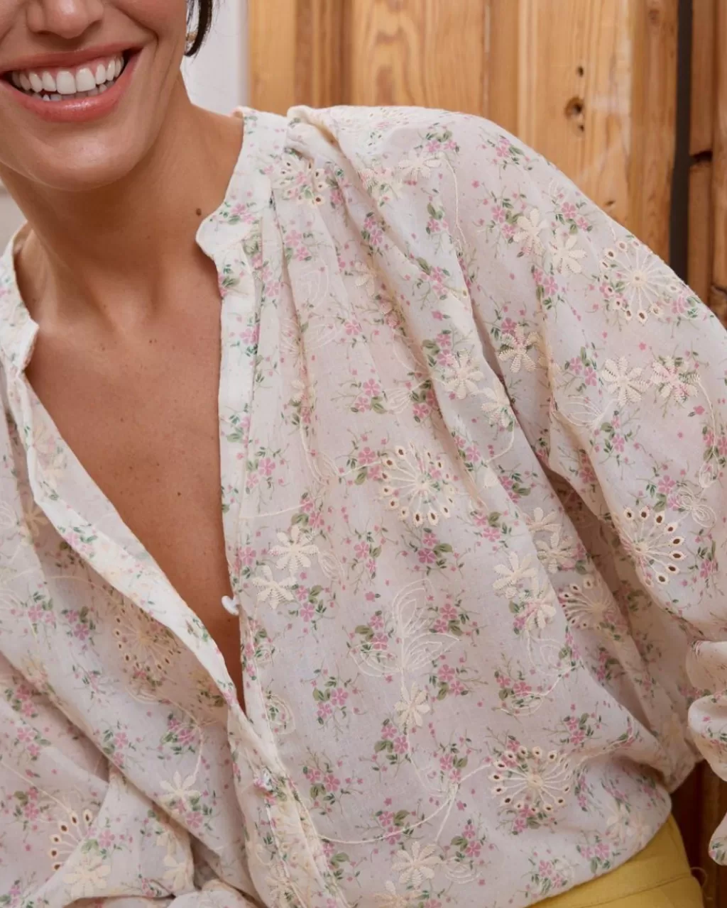 Polin et moi Blusa Bordada Mini> BLUSAS Y CAMISAS